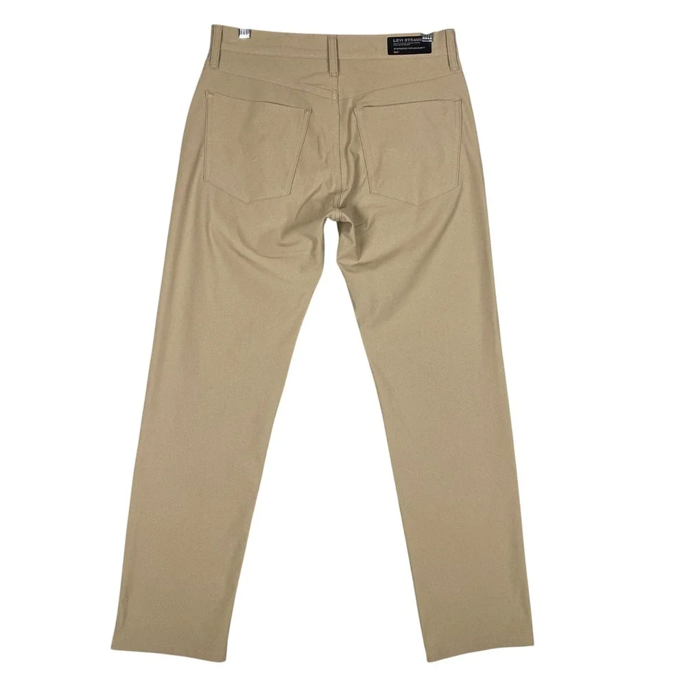 Levi Strauss 511 Slim Fit Engineered for Movement Performance Pants Men 30 Khaki
